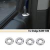 Замок-фиксатор штыря двери автомобиля, декоративные аксессуары для Dodge Ram 1500 2010-2025, хром