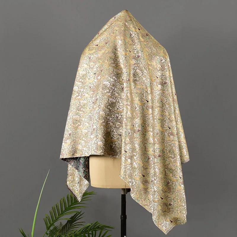 Жаккардовая парчовая ткань 100x145 см китайский стиль чонсам ханьфу платье сценическая одежда сумка атласная ткань материал для шитья своими руками