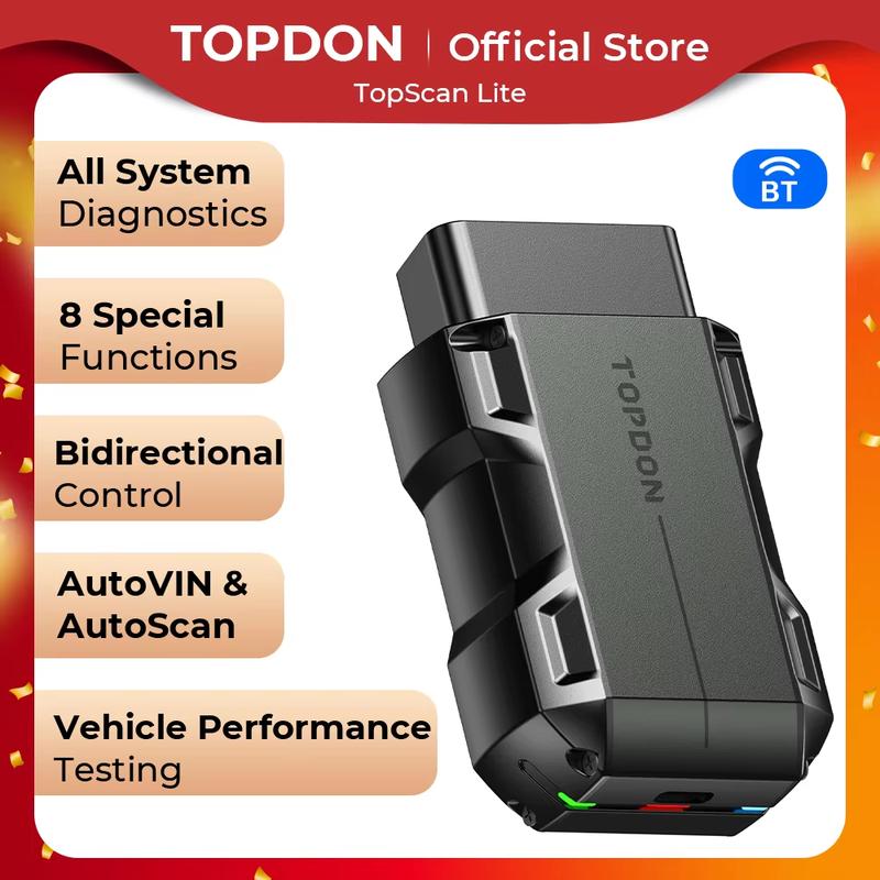 TOPDON TopScan Lite Сканер Умный Диагностический Инструмент Руководство по Ремонту DTC Bluetooth OBD2 считыватель кодов