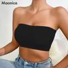 Women's Summer Tube Top Vest Seamless Breathable Bottoming Underwear High Elastic Ins Bra