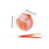 360° Rotatable Bladeless Neck Fan 3 Speeds Hanging Waist Fan Small Clip-On Waist Fan  Travel Use