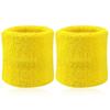 1PCS2 PCS Unisex Cotton Wristband Terry Cloth Cotton Sweatband Sports Wrist Tennis Yoga Sports Sweat Absorbent Wristband Latest 8x8cm