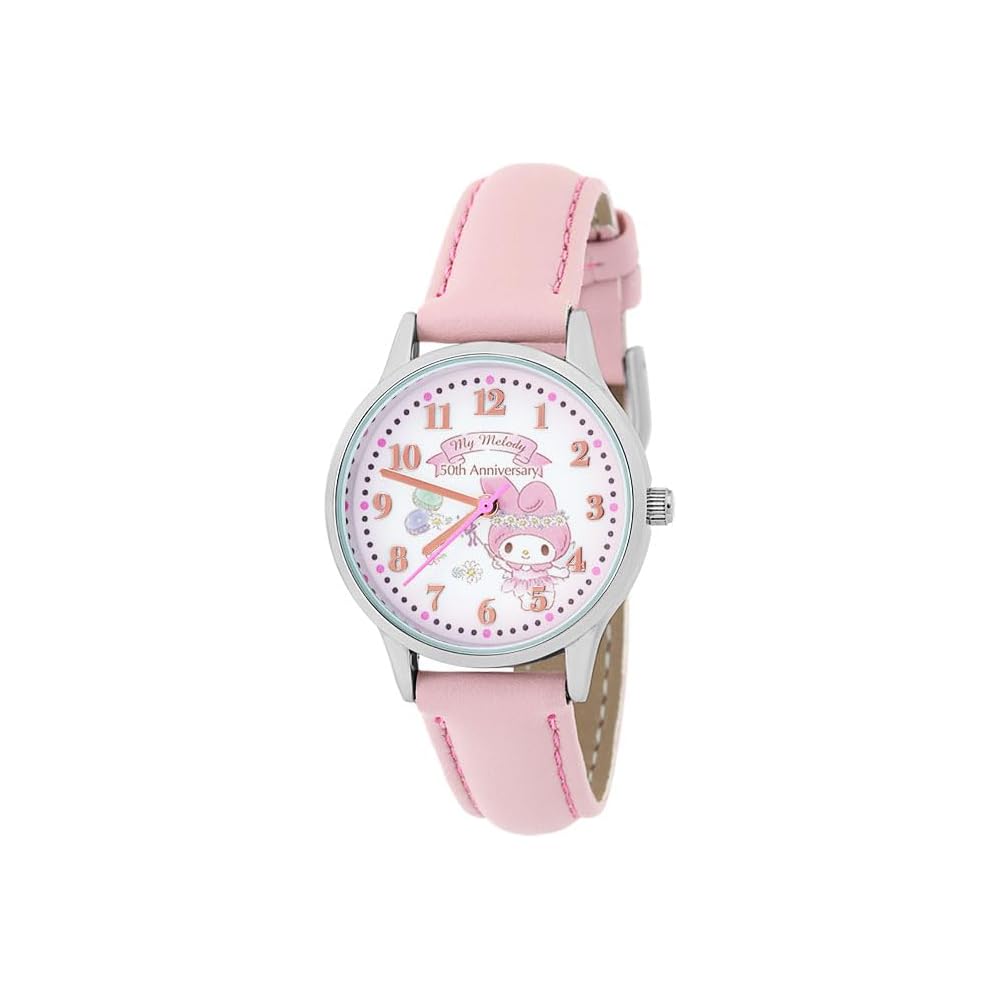 Sun Flame J-Axis Sanrio Моя Мелоди Часы к юбилею CR2C0006 Женские Светло-розового цвета
