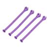 4PCS Heat Resistant Wine Glass Holder Silicone Wine Glass Hanger Stemware Holder  Dishwasher Rack