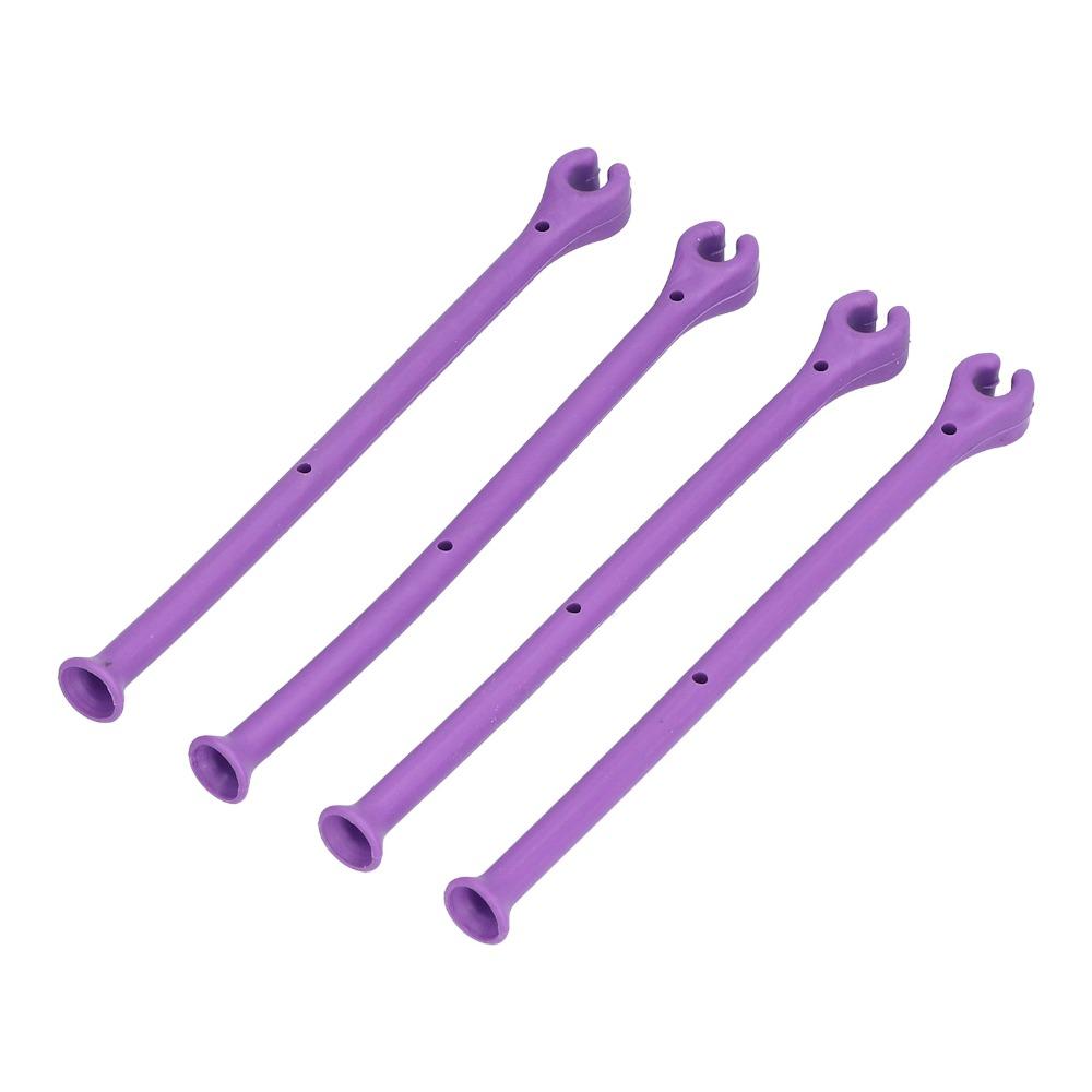 4PCS Heat Resistant Wine Glass Holder Silicone Wine Glass Hanger Stemware Holder Dishwasher Rack