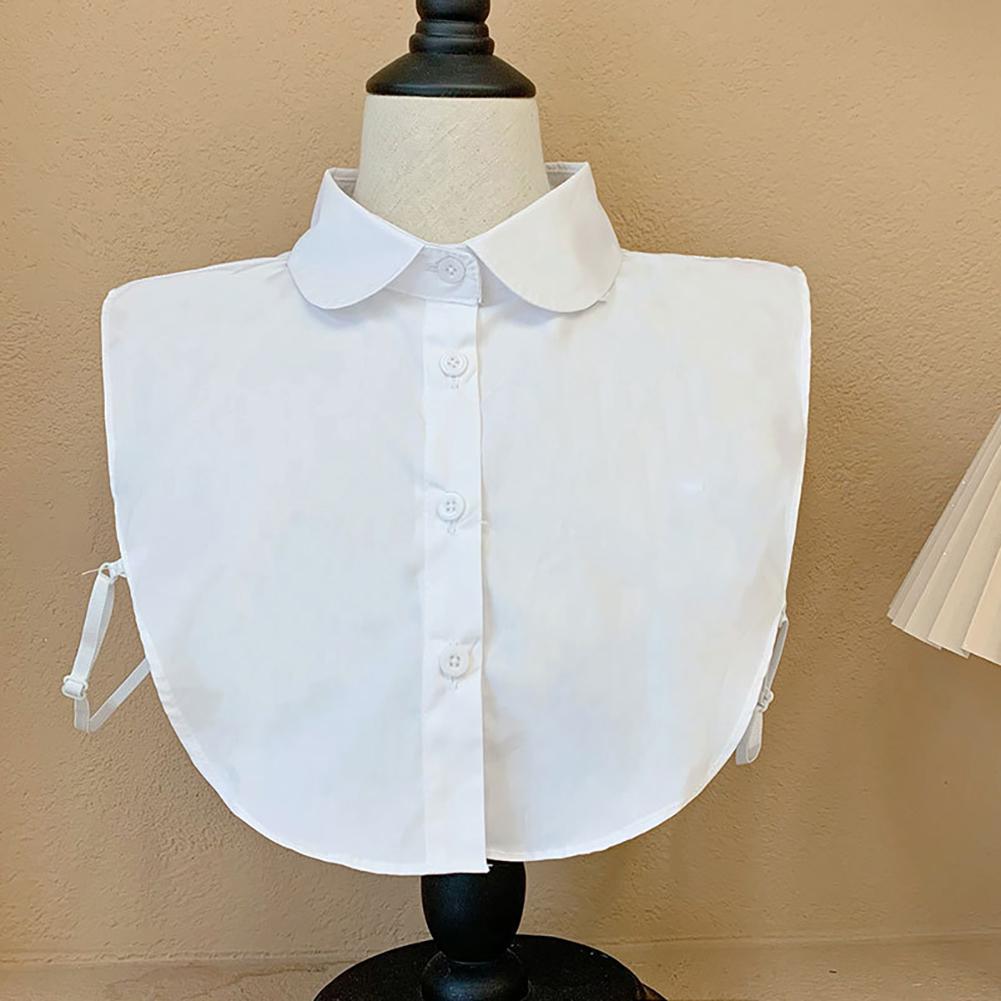 2023 Shirt Fake Collar Lace Black White Shirt Detachable Collar Suit Men Female Shirt Lapel Top Summer Thin Cool Fake Collar