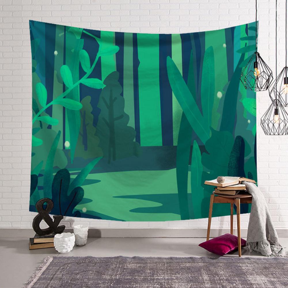 Фоновая ткань для общежития Ins, подвесная ткань, украшение для спальни, картина, гобелен, настенная роспись