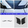 Декоративная накладка на стойку кузова A переднего окна с блестками для TOYOTA RAV4 RAV 4 XA50 - 2024 ABS Хром / Углеродное волокно Аксессуары