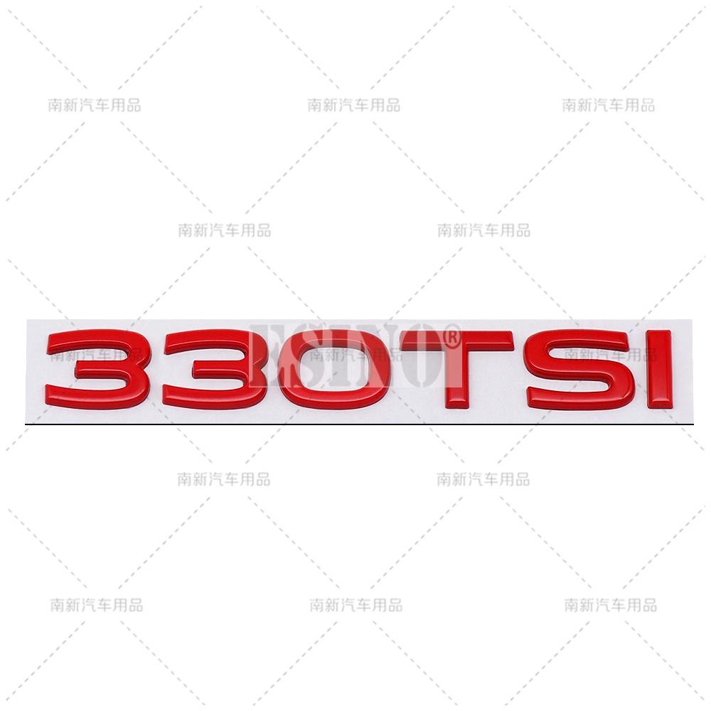 AABIO1 New Styling 3D 230 280 330 380 TSI Metal Alloy Adhesive Emblem Rear Trunk Badge Fender Sticker Car Body Decal for Volkswagen