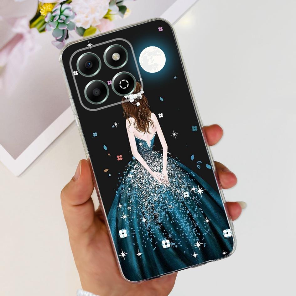 Чехол для Honor X6b JDY-LX1 JDY-LX2 Чехол Роскошный Мраморный Узор Мягкий Прозрачный Силиконовый Задняя Крышка Телефона Для Honor X6b 4G X 6B Fundas