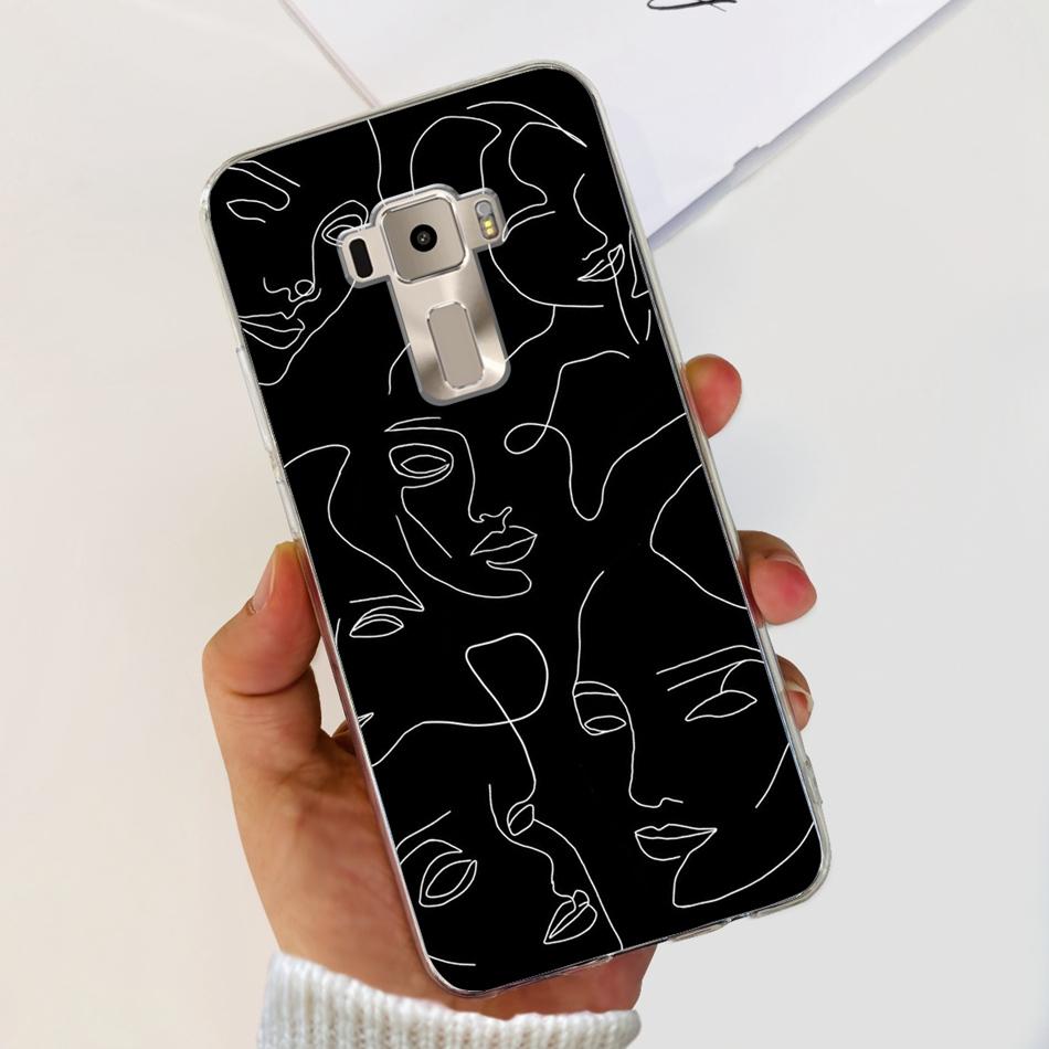Чехол для Asus ZenFone 3 ZE520KL ZA520KL Asus ZenFone3 Z017D Z017DA Z017DB 5.2" Модный Мягкий Силиконовый TPU Задняя Крышка Телефона