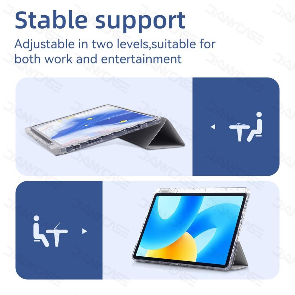 Чехол для планшета HUAWEI MatePad SE 11 дюймов 2024 HUAWEI MatePad 11,5 дюймов Honor X9 11,5 Прозрачная задняя крышка с держателем для карандаша Простой щедрый корпус