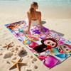 1Pc Colorful Monkey Friends Beach Towel Quick Dry Multiuse For Beach Pool Gym Yoga Home Travel Christmas Halloween Xmas Gift Es172