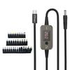 Регулируемые напряжения Кабель для зарядки USB C - DC5525 PD100W с 34 переходниками для ноутбуков, роутеров и электроники