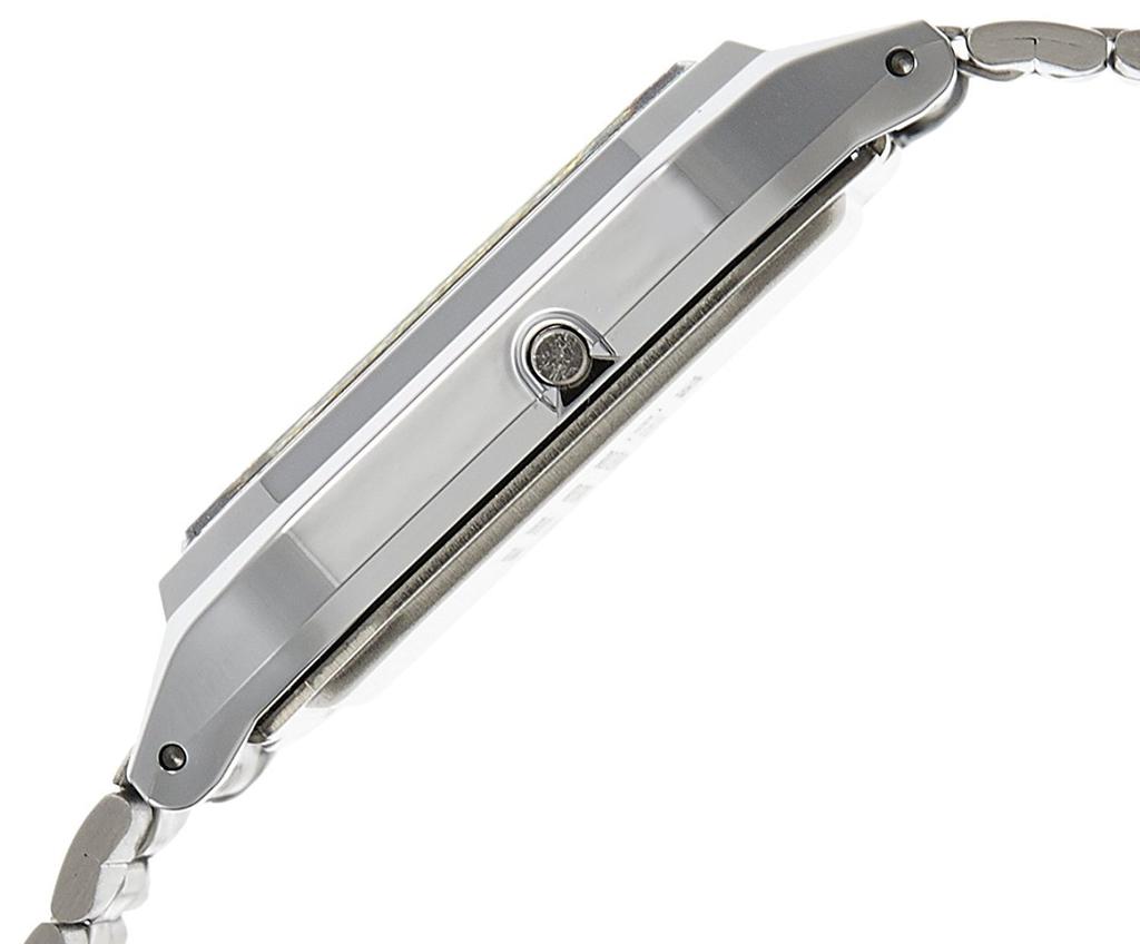 CASIO Металлический ремень Серебристо-черный циферблат унисекс наручные часы [P] AQ-230A-1D/AQ230A-1D Ana-Digi [Товар]