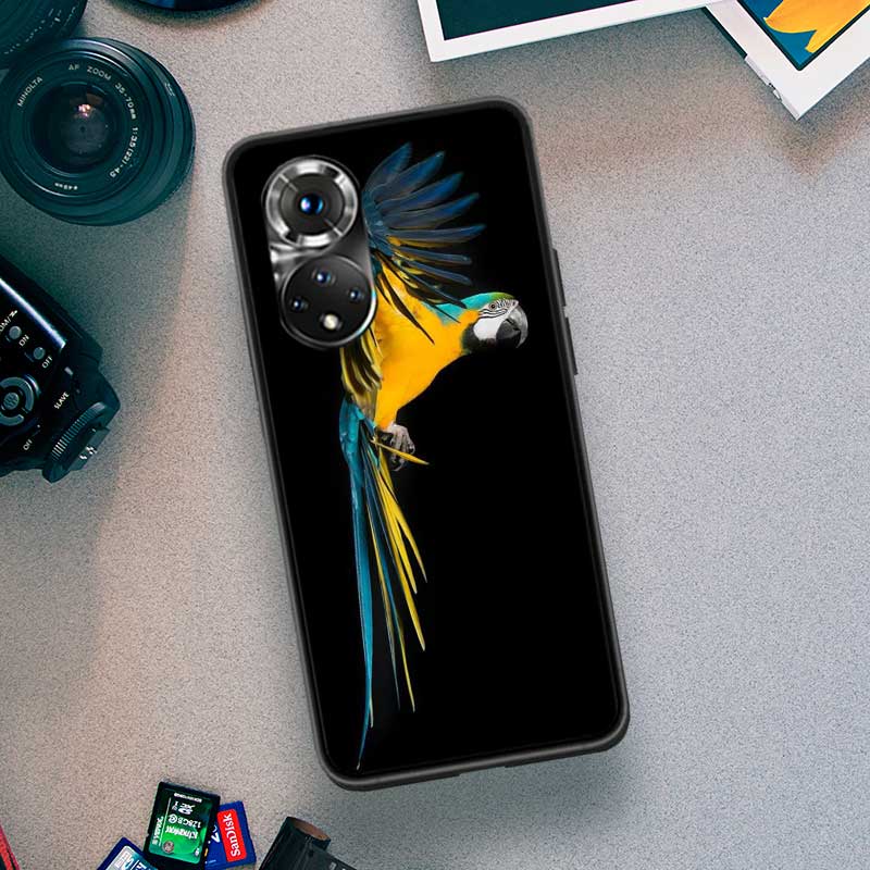 Чехол для телефона Parrot Bird для Huawei P Smart 2021 Y5 Y6 Y7 Y9 Honor 50 20 Pro 10 10I 9 9X Y9S 8 8A 8X 8S 7S