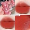 Bear Lip Mud Matte Foggy Velvet Lip Glaze Lipstick Keychain Подвеска для помады для студенческой вечеринки Макияж для девочек