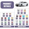 300PCS Car Fuses Assortment Kit, Micro & Mini & Standard Blade Fuse Kit, Universal Replacement Blade Fuses for Auto, Sedan, Boat, RV