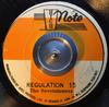 7-дюймовая пластинка REVOLUTIONARIES Regulation 15 NONE High Note Ямайка Регги Ска Даб Б/у