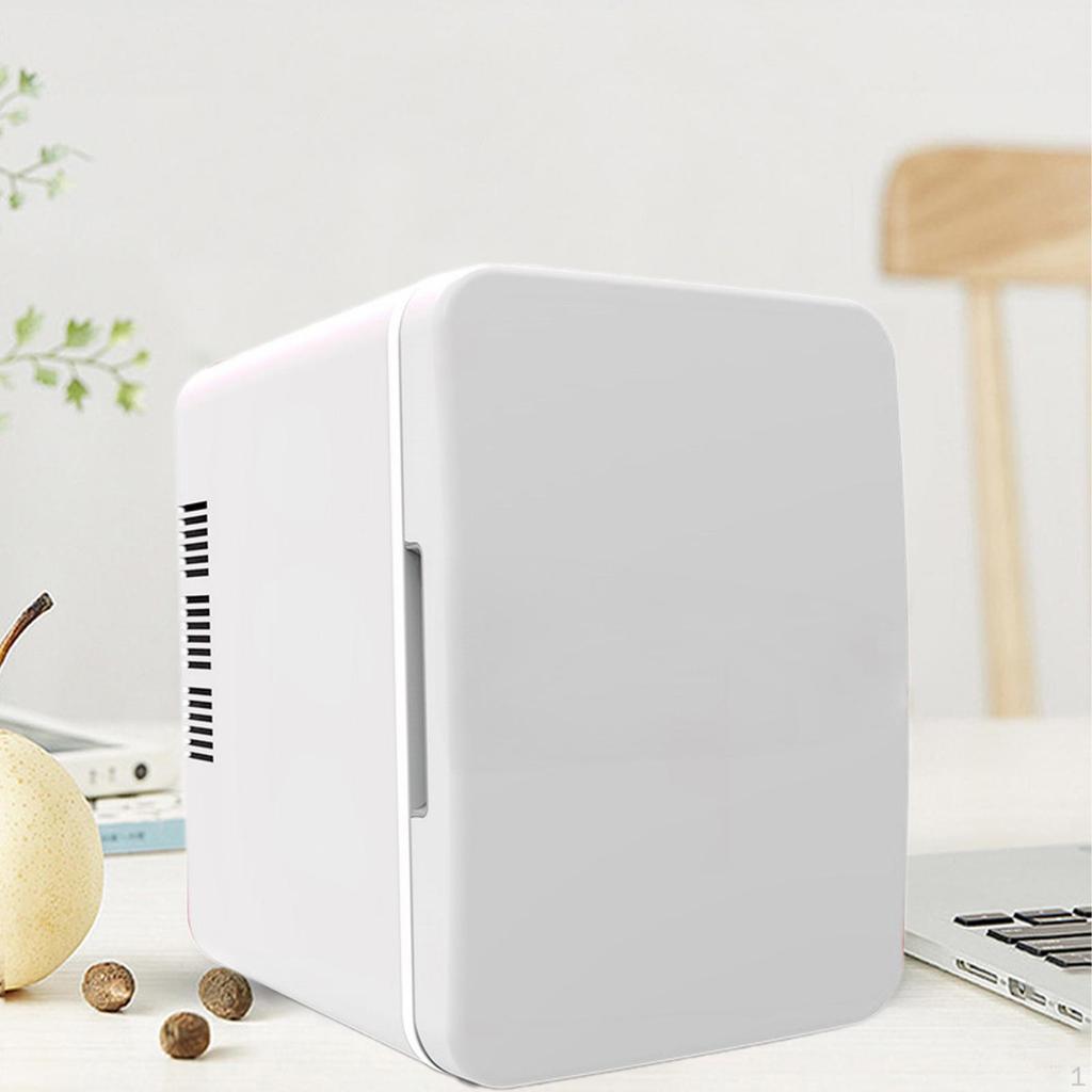 4L Mini Fridge Beauty Tool Compact Refrigerator Portable Drinks for Bedroom Apartment