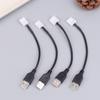 5/10 шт. USB-разъем для подключения к 2-контактной светодиодной ленте 8 мм/10 мм, без пайки, адаптер для светодиодной ленты
