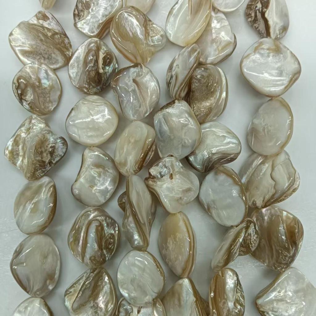 Natural Coral Shell Beads, Two-Row Teeth Size, Jewelry Accessories In Stock