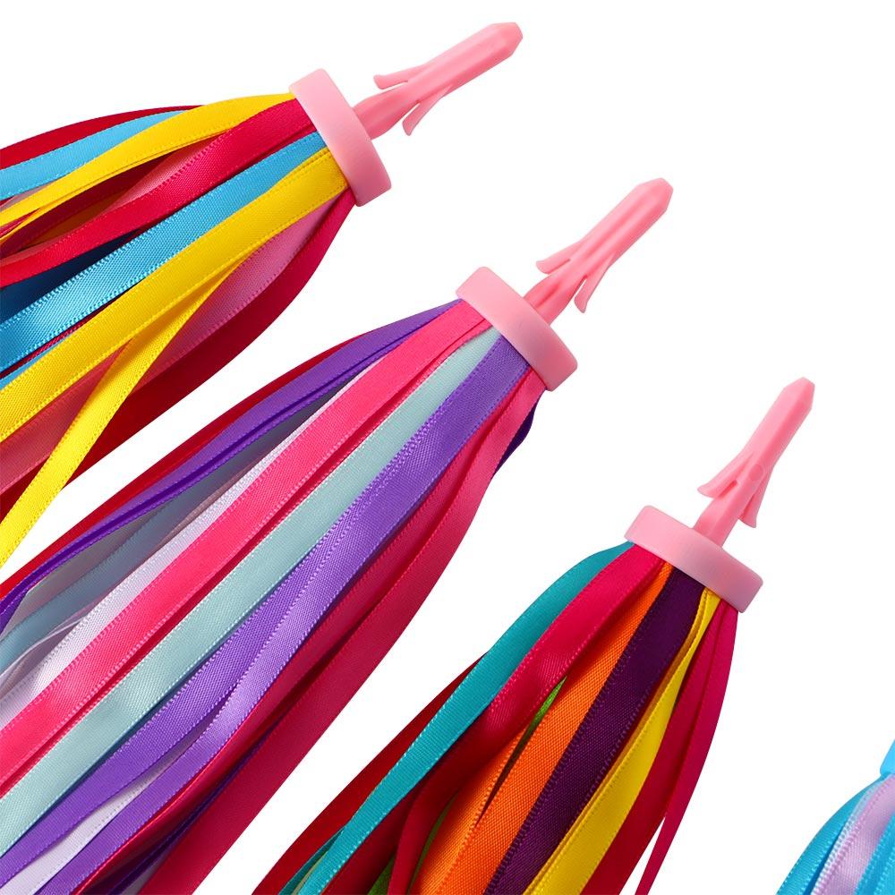 Colorful Child Bike Tassel 30CM Scooter Ribbon Bicycle Ribbon Bicycle Handlebar Bike Streamer