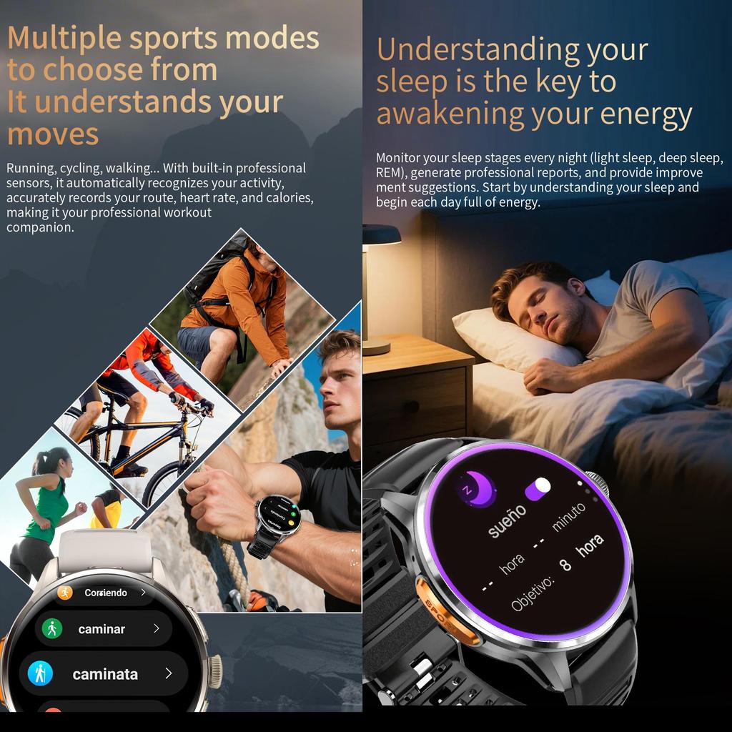 Умные часы Android с SIM-картой, сенсорный AMOLED-экран, Bluetooth-звонки, камера