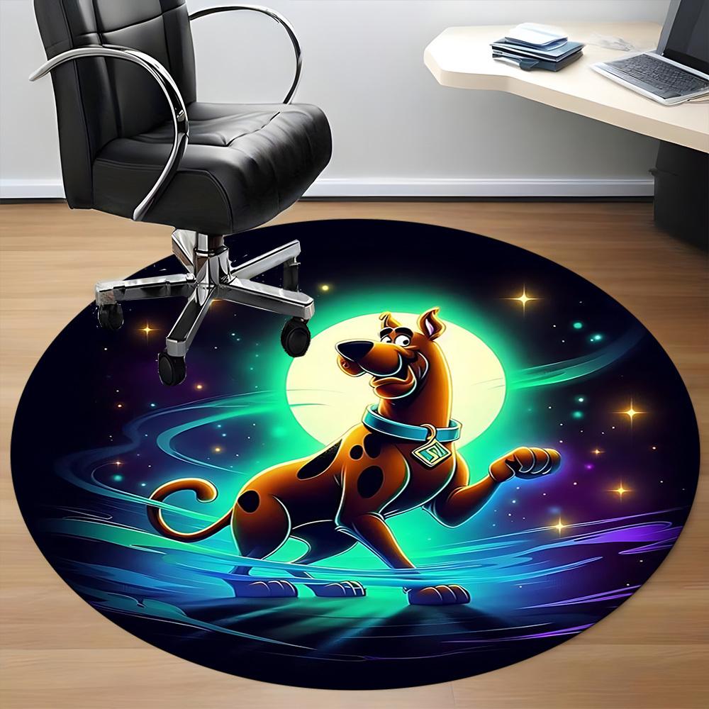 1pc Scooby-Doo Chair Carpet for Office Non-Slip,Machine Washable Rug for Office, Room - Holiday Decor - Machine Made yy251017218