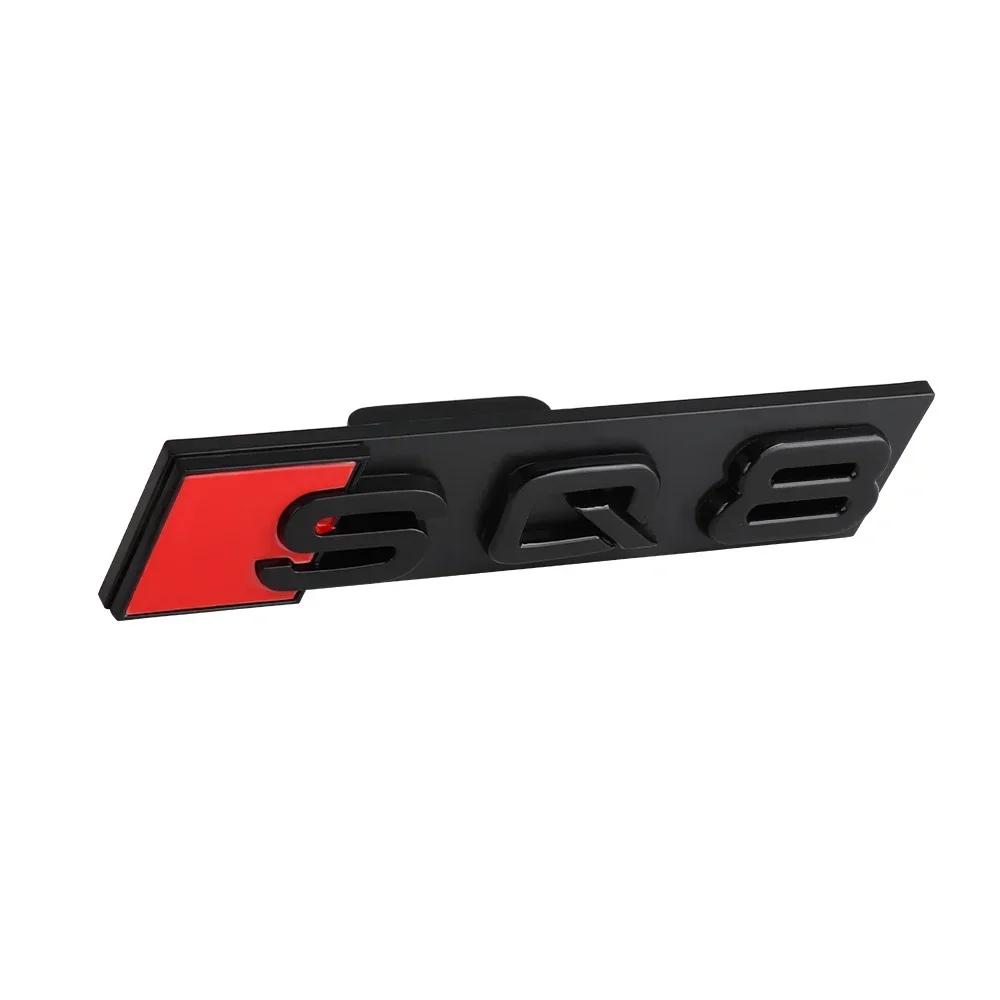 3D ABS Car Front Grille Emblem Sticker Decorative Accessories SQ Badge For 4EIY SQ3 SQ5 SQ7 SQ8 Logo Auto Styling Modification
