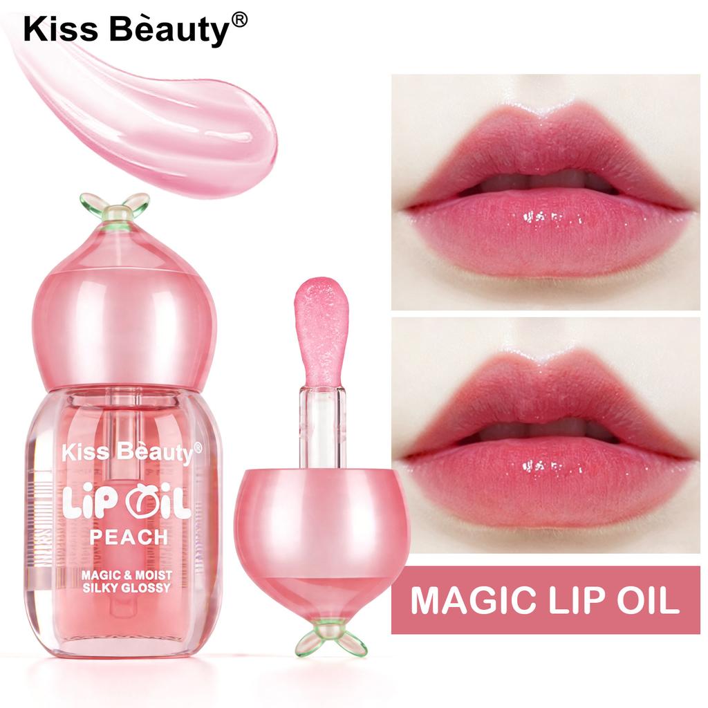 Kissbeauty Термо-блеск для губ Меняющий цвет Масло для губ Увлажняющий Увлажняющий Водонепроницаемая Термо-помада