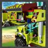 Jurassic Dinosaur Series Rescue Tyrannosaurus Rex Helicopter Building Block Toy for Children Educational Gift FC3721-3722