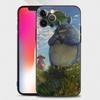 Чехол для телефона Iphone 14 13 12 11 Pro Max Xs Max Xr X 7 8 Plus 12 Mini 6s, силиконовый чехол Black Shell Totoro