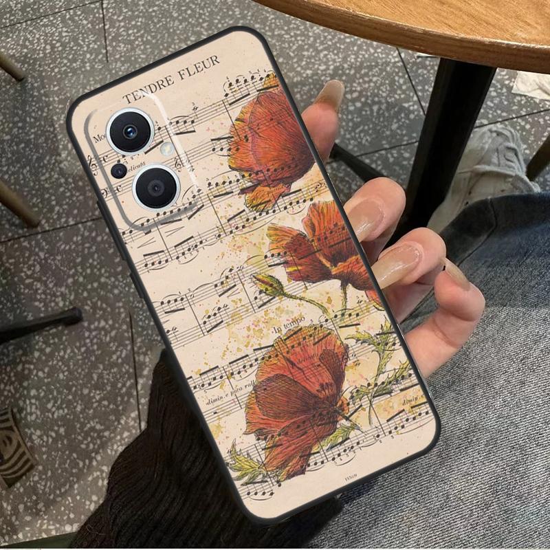 Ноты для OPPO Reno 10 11 12 13 14 Pro 7 8 Lite 8T 11F 12F 13F 14F OPPO Find X8 X9 X5 X6 Pro Чехол