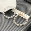 French Style Baroque Irregular Shaped Imitation Pearl Bracelet Elastic Rope Women Bracelet
