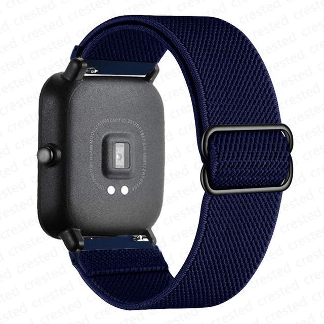 Нейлоновый ремешок Для Amazfit GTS 4/2/2e/3/GTS2 Mini/GTR/4/3/Pro/GTR2/stratos Браслет ремешок Amazfit bip 6 5 3 20мм/22мм Ремешки для часов