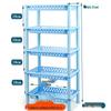 Multi-Layer Floor-Standing Kitchen Rack: Fruit, Vegetable, Pot, Basket, Bowl, Plate and Seasoning Organizer for Home & Bathroom.