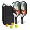 Glass Fiber Peak Racket Set Pickleball Paddle Honeycomb Outdoor Sports Peak Racket