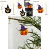 Adorable Acrylic Halloween Pumpkin Pendant For Car Interior Decoration Party Hanging Ornament