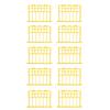 10PCS Bird Cage Spring Door Plastic Escape Proof Small Bird Cage Door Replacement for Quail Pet