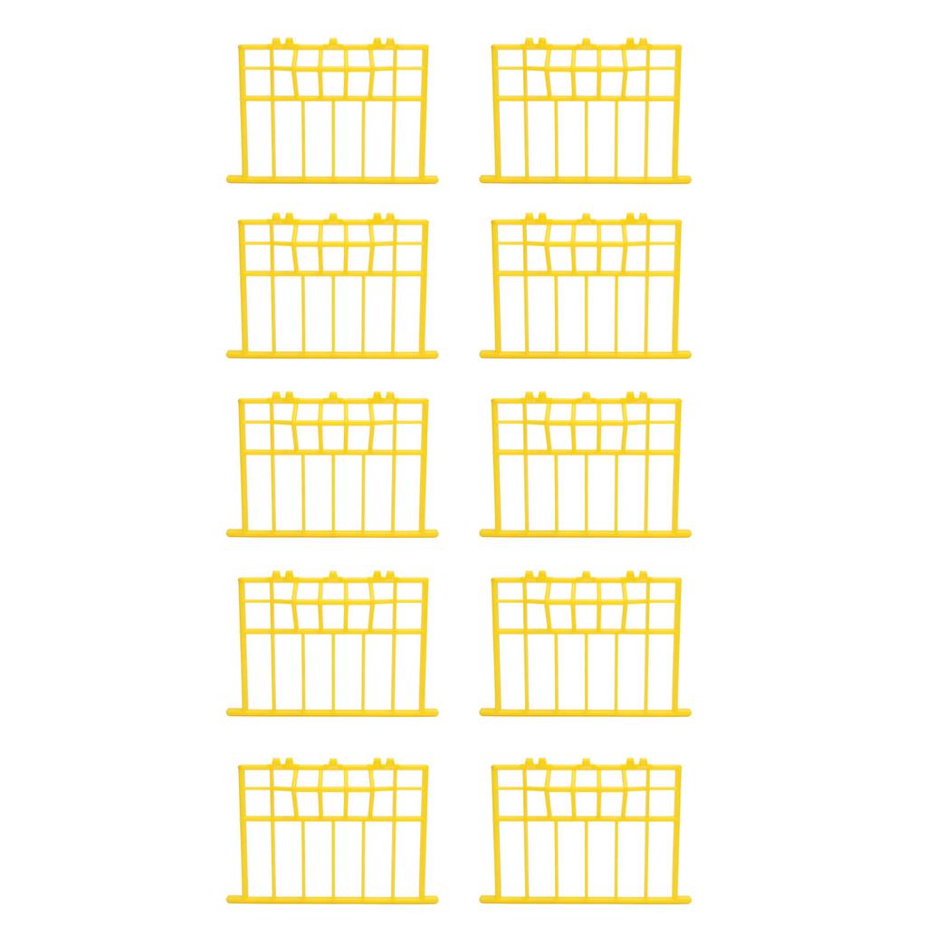 10 шт., пластиковая пружинная дверца для клетки для птиц, защита от побега, замена дверцы для маленькой клетки для перепелов