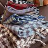 New Elegance Women Plaid Print Scarf Winter Warmer Pashmina Two-Sided Scarves Female Shawls Thick Blanket Wraps Foulard
