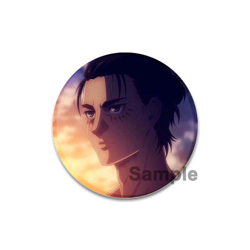 32/44/58 мм Эрен Йегер значки булавка ручная работа брошь для одежды мультфильм косплей значок украшение на рюкзак ювелирные изделия подарок