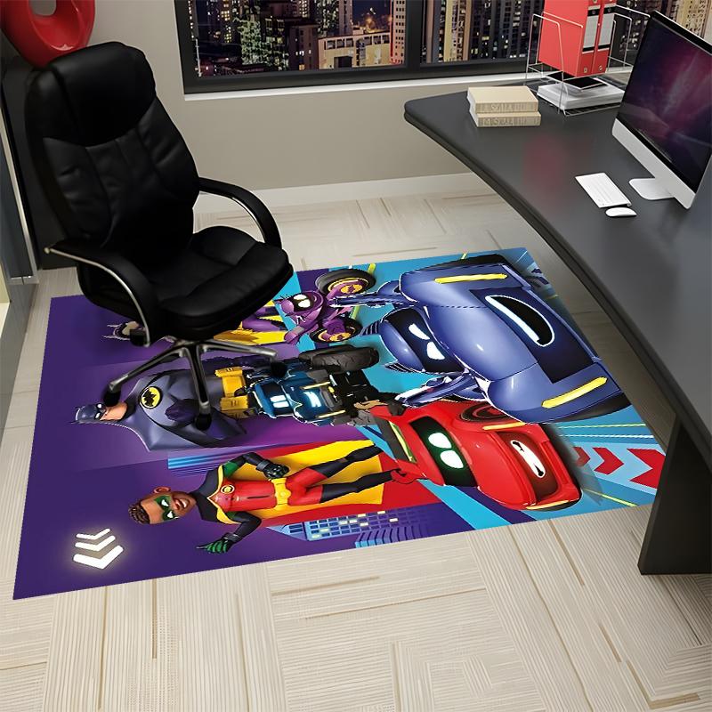 Batwheels Printed Carpet, Rug for Office Chair Living Room Bedroom Kitchen Room Decor Gifts.