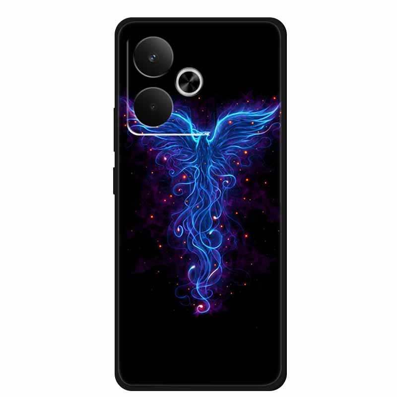 Чехол для телефона Realme GT7 GT 7T 7 T Сумка Черный Силиконовый Мягкий Задний Чехол Для Realme 14 4G 15 Pro Чехлы Coque Защитный Корпус