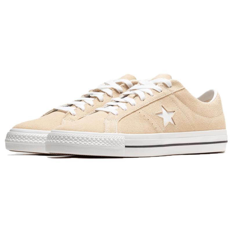 Converse One Star Pro Snl Non-slip and Abrasion Resistant Low-Top Board Shoes Unisex Off-White