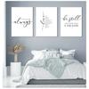 and Prints Black White Wall Pictures Scripture Christ Art Canvas Painting Home Decor Christian Bible Verse Quote Posters