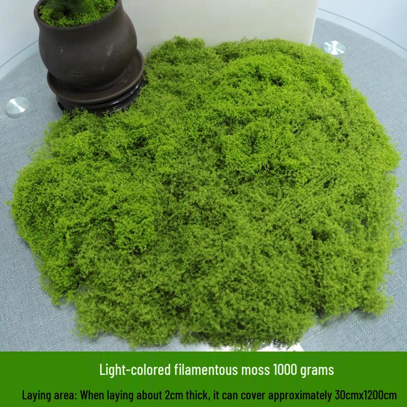 Искусственный мох, шелковистая трава, газон для ландшафтного дизайна и декора