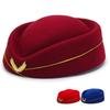 Beret Flight Attendant Hat Women Cap Fashion Casual Stewardess Hats Color Solid