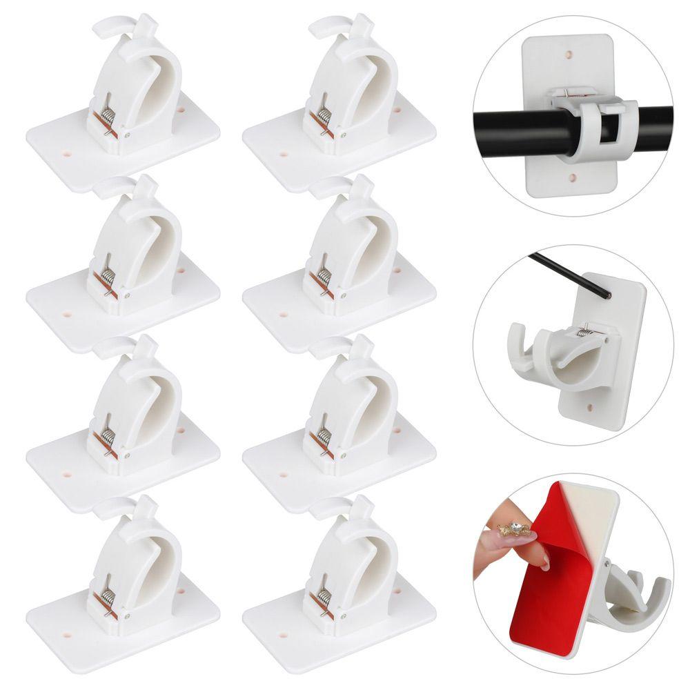 Главная Пластиковые винты Монтажный кронштейн для карниза для штор Держатель для карниза Настенные крючки Фиксирующий держатель для карниза